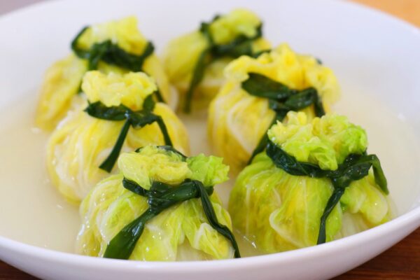 Napa Cabbage Soup Dumplings