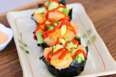 Baked Shrimp Sushi Cups