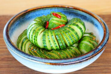 Spiral Cucumber Salad Recipe