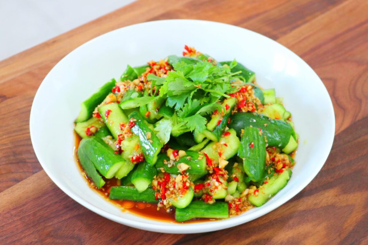 Chinese Smashed Cucumber Salad Recipe