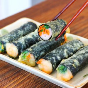 Crispy Seaweed Shrimp Rolls