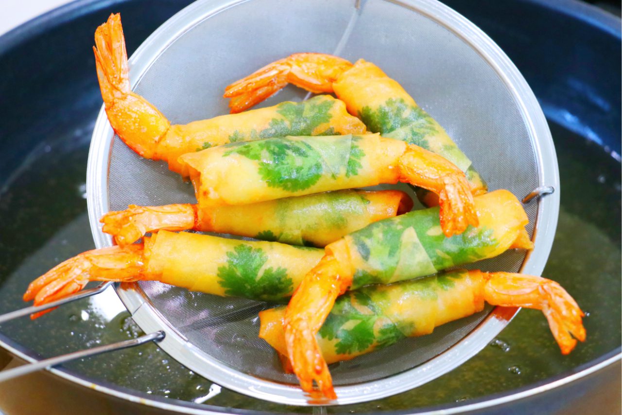 Firecracker Shrimp with Cilantro Recipe