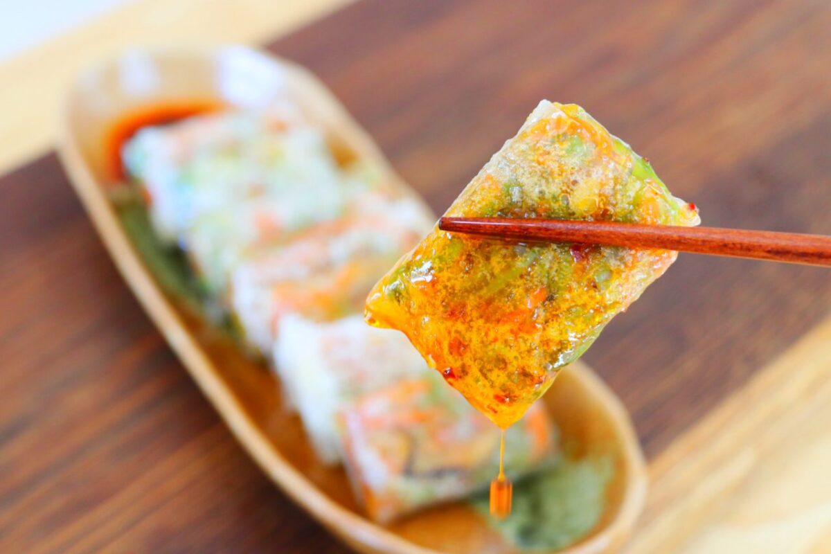 Vegetable Potstickers with Rice Paper