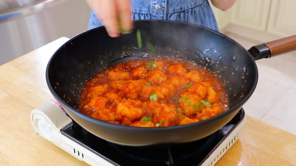 Sesame Chicken 8. Combine