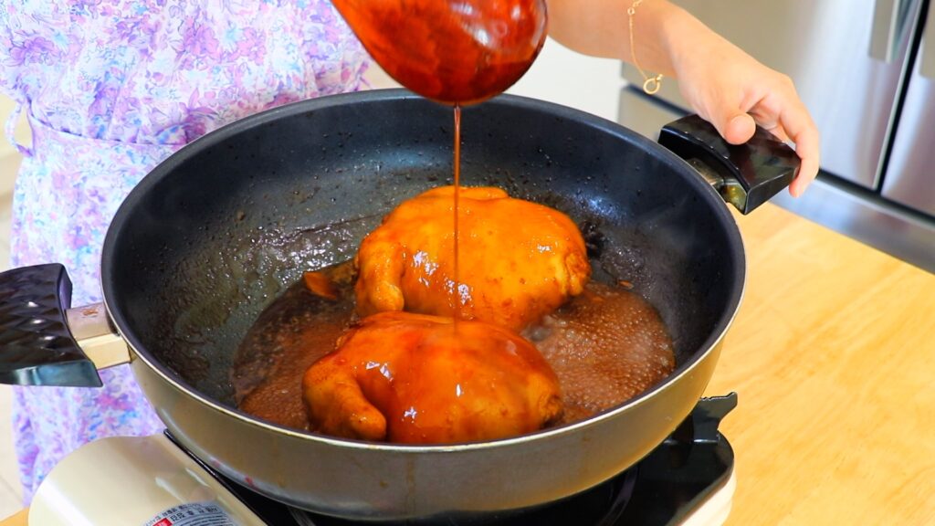 30 Min Soy Sauce Chicken 3. Thicken the Sauce