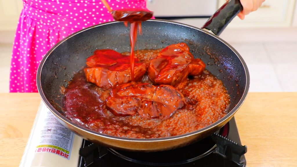 30 Min Char Siu Pork 4. Braise