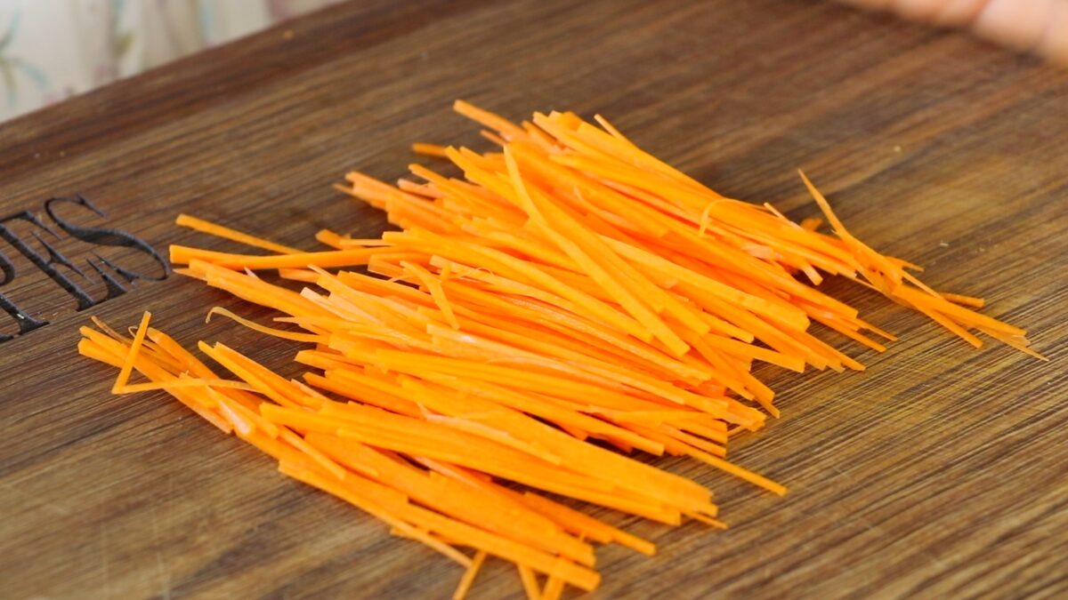Julienne Carrots