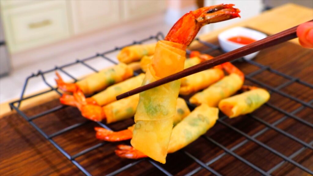 Fried Scallion Shrimp 5