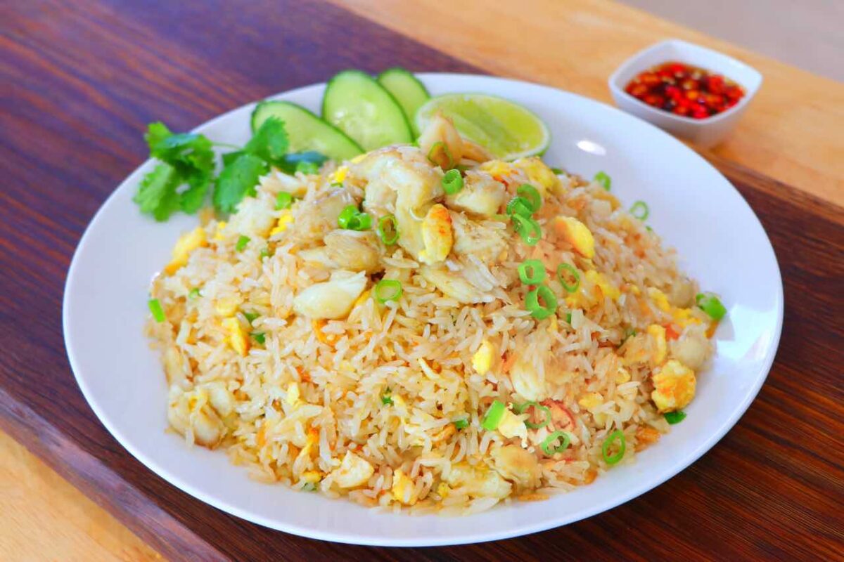 10-Min Thai Crab Fried Rice Recipe