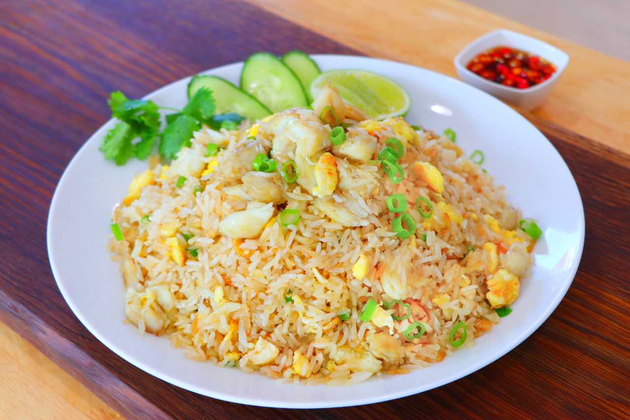 10-Min Thai Crab Fried Rice Recipe