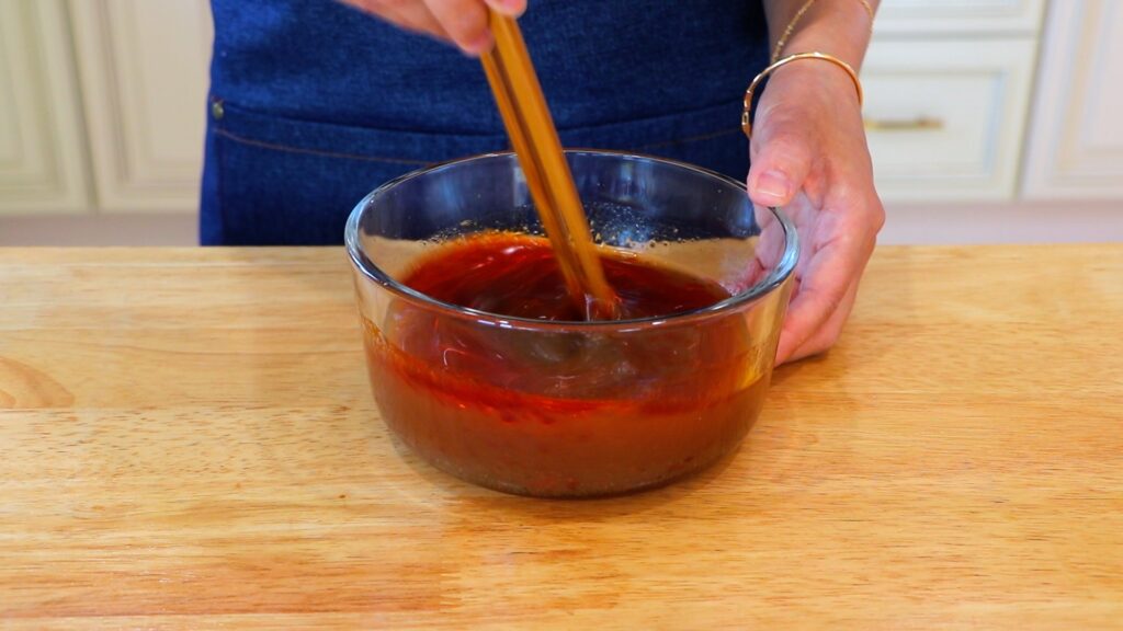 30-Min General Tso's Chicken 3. Sauce