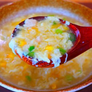 Chicken and Corn Egg Drop Soup Recipe