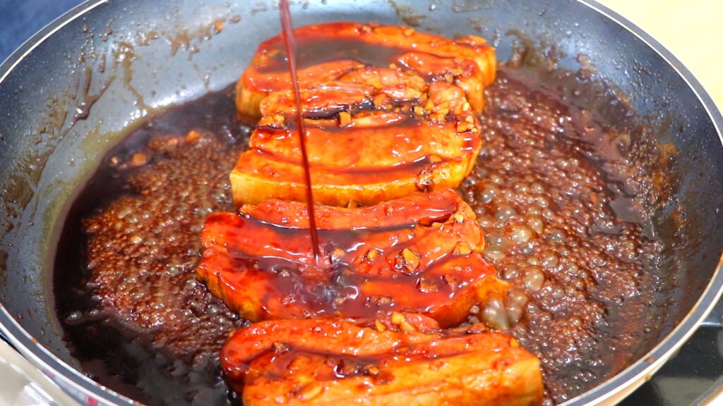 30-Min Teriyaki Pork Belly 4. Simmer