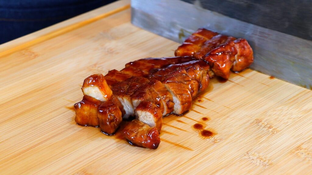 30-Min Teriyaki Pork Belly 5. Serve