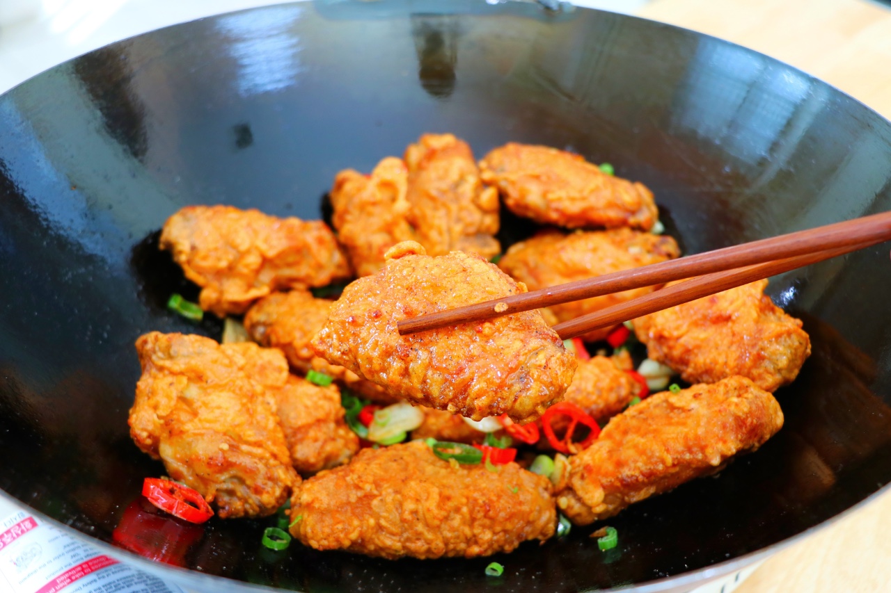 Salt and Pepper Fried Chicken Wings