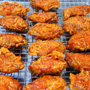 25-Min Soy Garlic Fried Chicken Wings