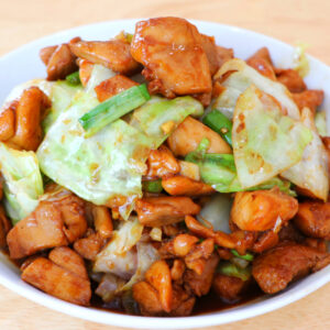 19-Min Chicken and Cabbage