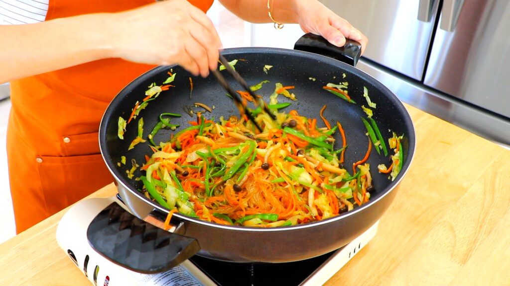 30-Min Vegetable Egg Rolls 2. Filling