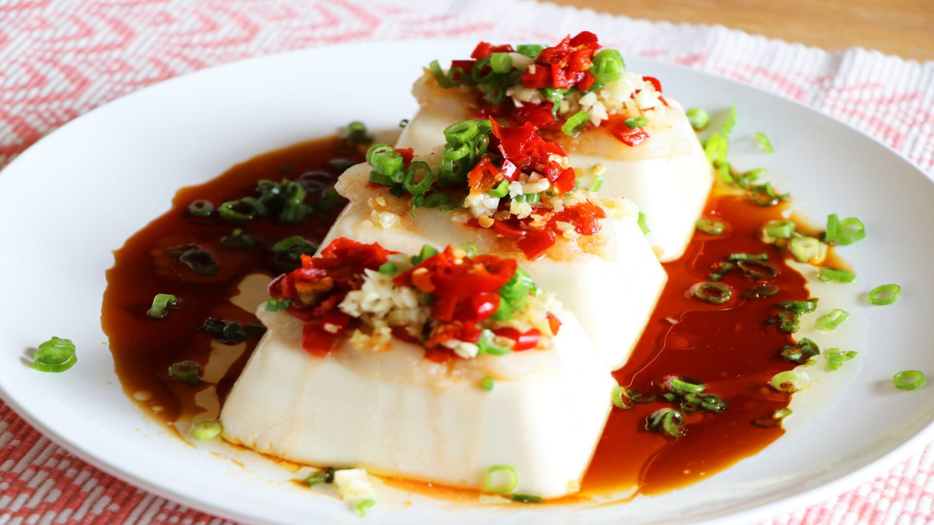 Tofu Steamed Fish